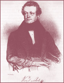 Wenzel Scholz (1787-1857), Lithographie nach einem Aquarell von Franz Eybl