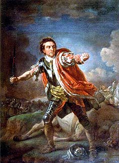 Francis Hayman. David Garrick als Richard III., 1760. l auf Leinwand, The Royal National Theatre and the Shakespeare Memorial Theatre Trust.